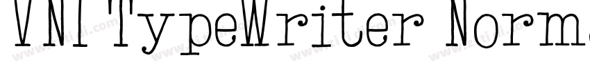 VNI TypeWriter Norma字体转换